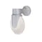 Besa Lighting Prada Outdoor Sconce, Silver/Bubble, Silver Finish, 1x60W Incandescent PRADASL-WALL-SL - alternate 1
